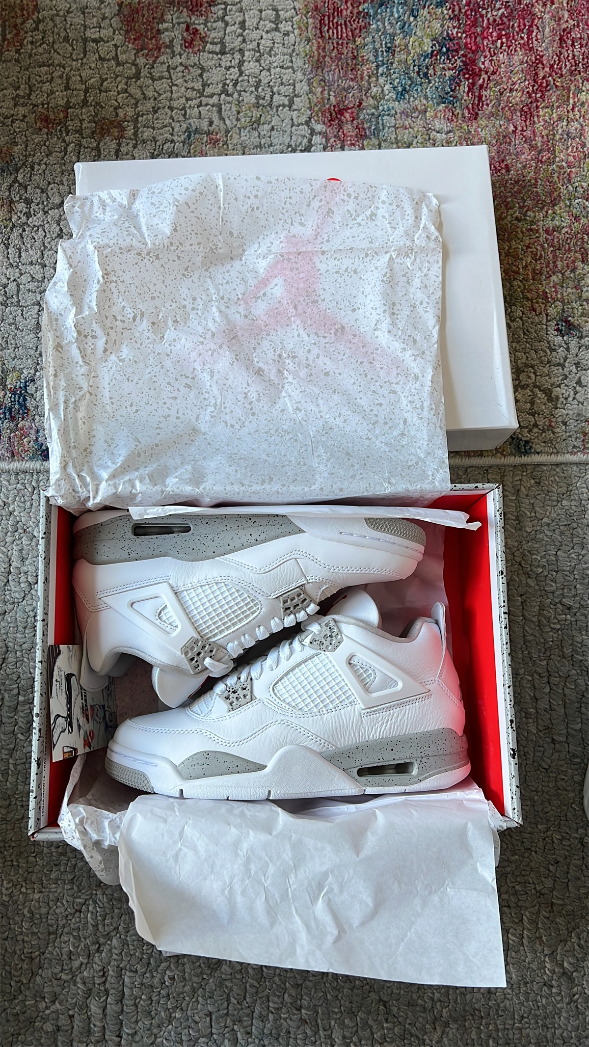 Air Jordan 4 Retro White Oreo 2021 (LN5 A1 Batch) photo review
