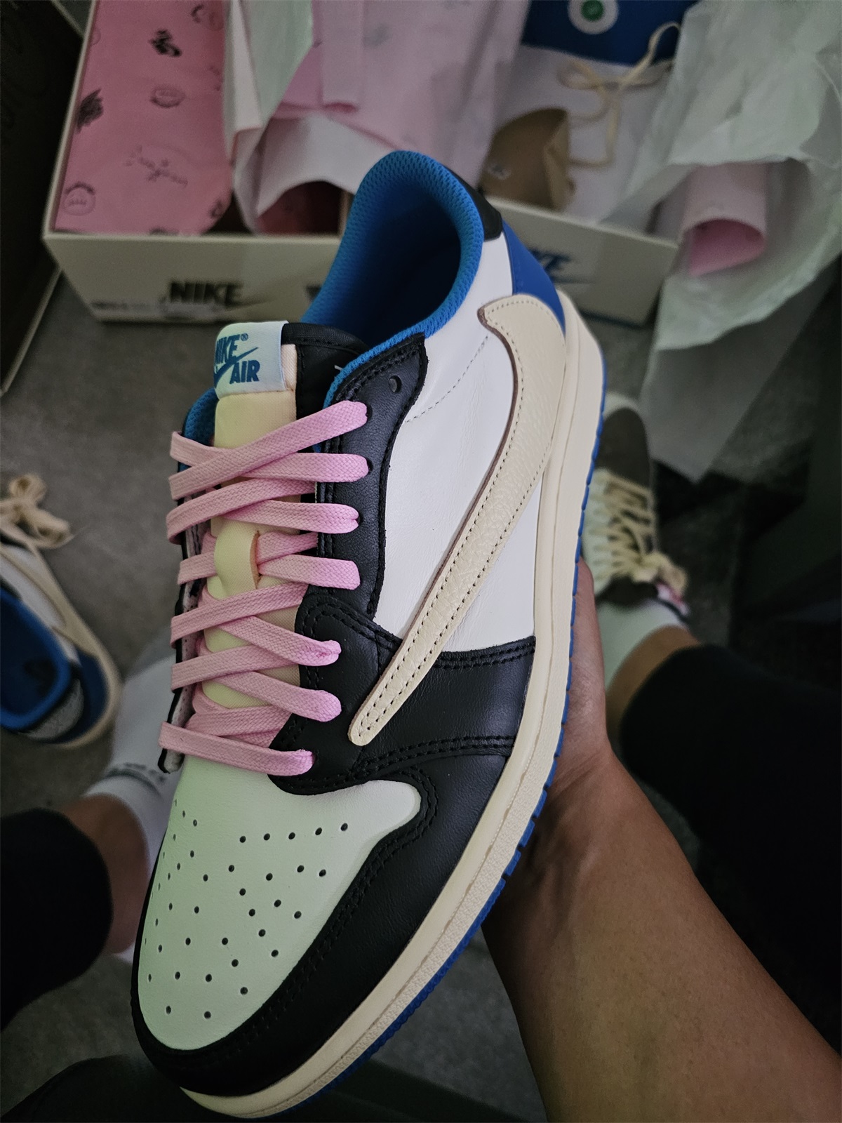 Fragment x Travis Scott x Air Jordan 1 Low (LN5 A1 Batch) photo review