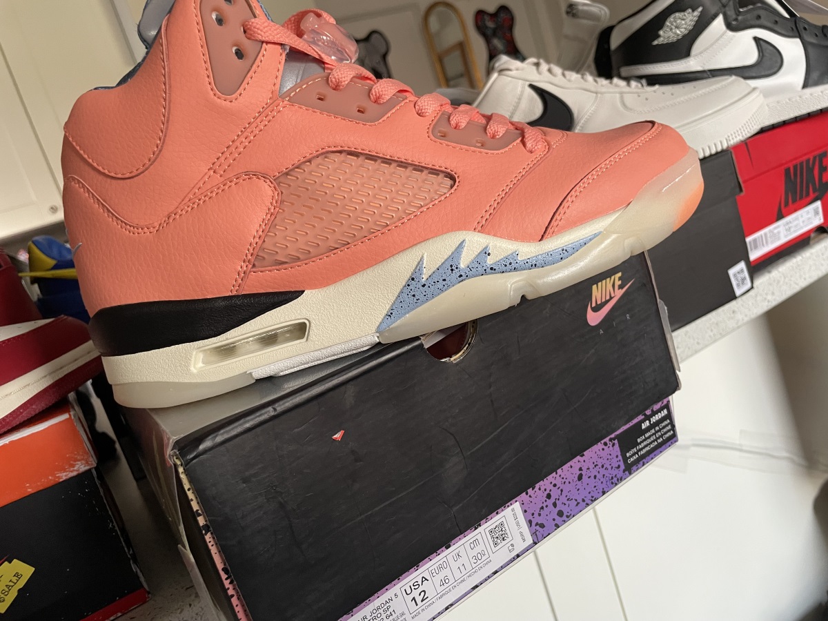 DJ Khaled X Air Jordan 5 Retro We The Best Crimson Bliss photo review