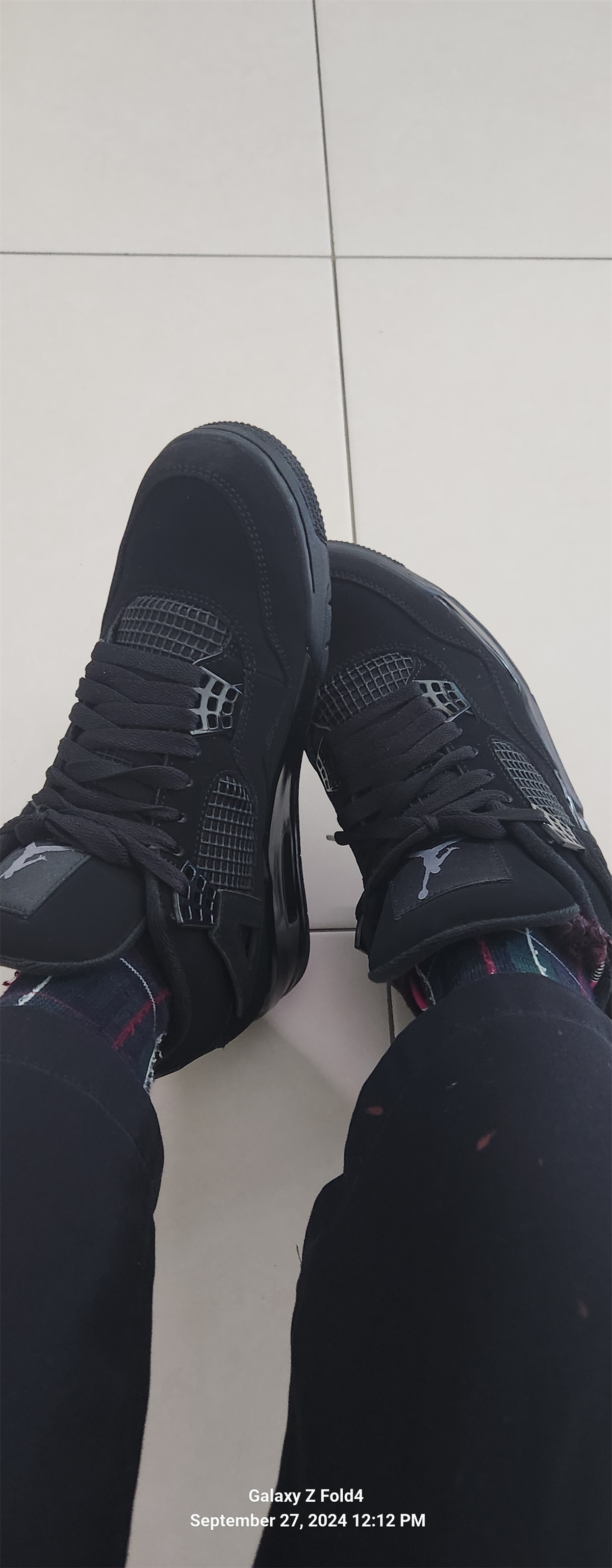 Air Jordan 4 Retro 'Black Cat' 2020 (A2 Batch) photo review