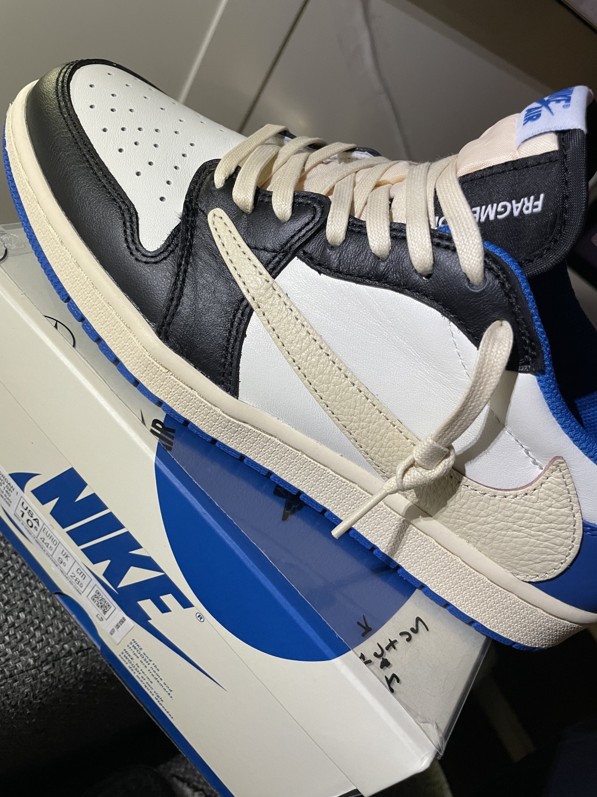 Fragment x Travis Scott x Air Jordan 1 Low (LN5 A1 Batch) photo review