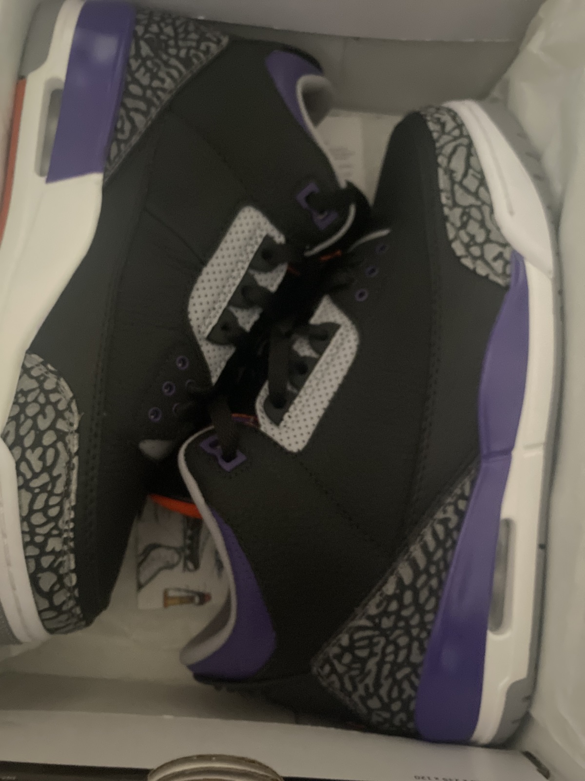 Jordan 3 Retro Court Purple photo review