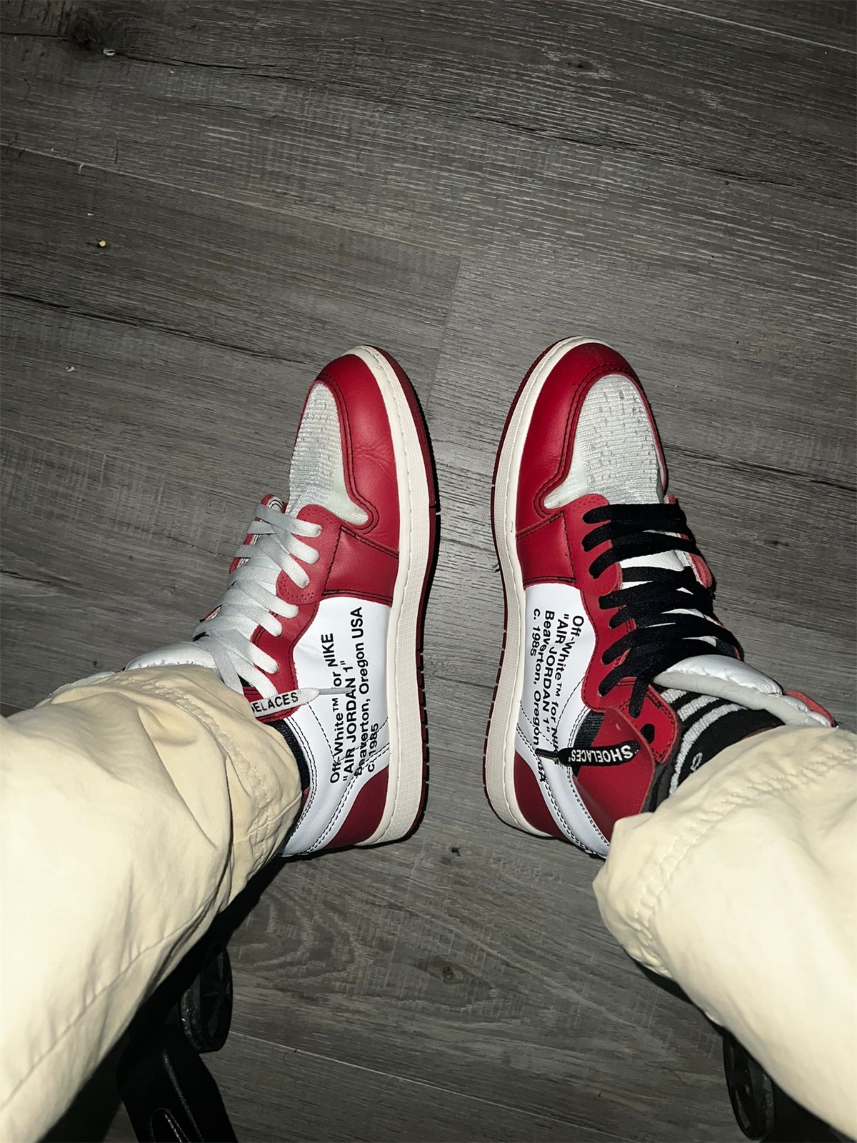 2017 Off White X Air Jordan 1 Chicago (LN5 A1 Batch) photo review