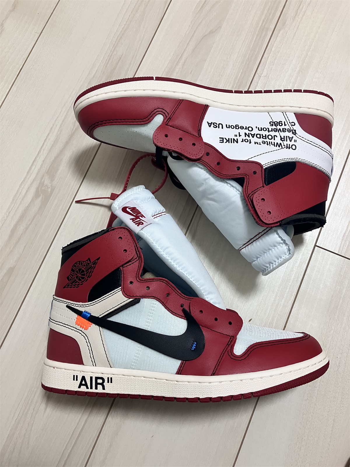 2017 Off White X Air Jordan 1 Chicago (LN5 A1 Batch) photo review
