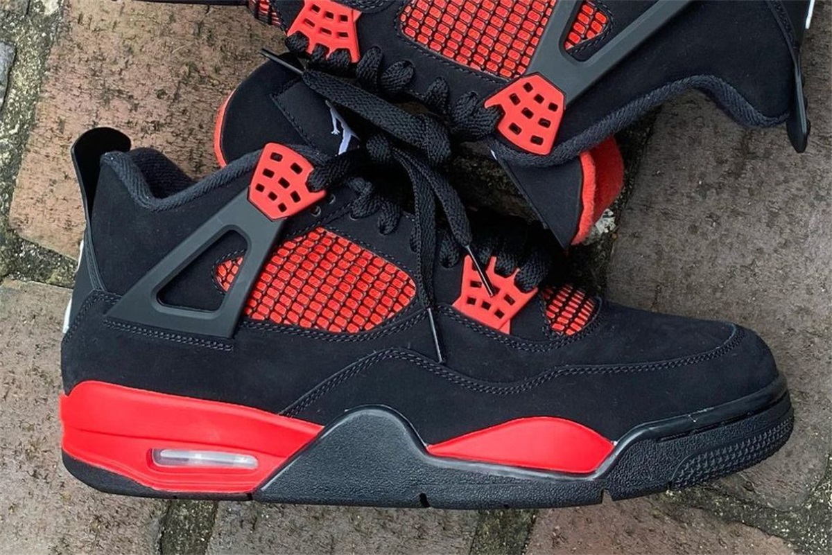 Air Jordan 4 Red Thunder 2021(LN5 A1 Batch) photo review