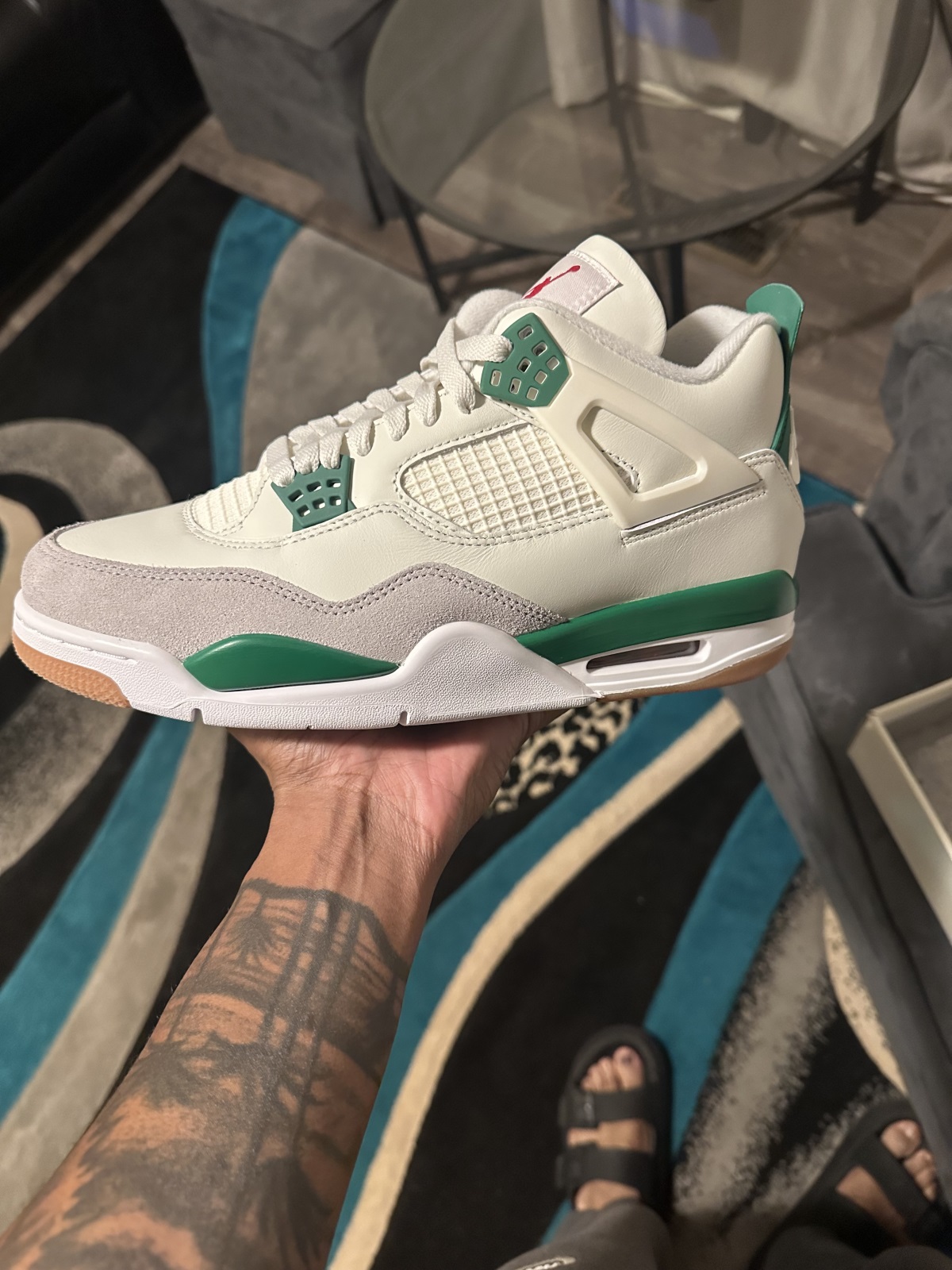 Nike SB x Air Jordan 4 “Pine Green” 2023 (LN5 A1 Batch) photo review