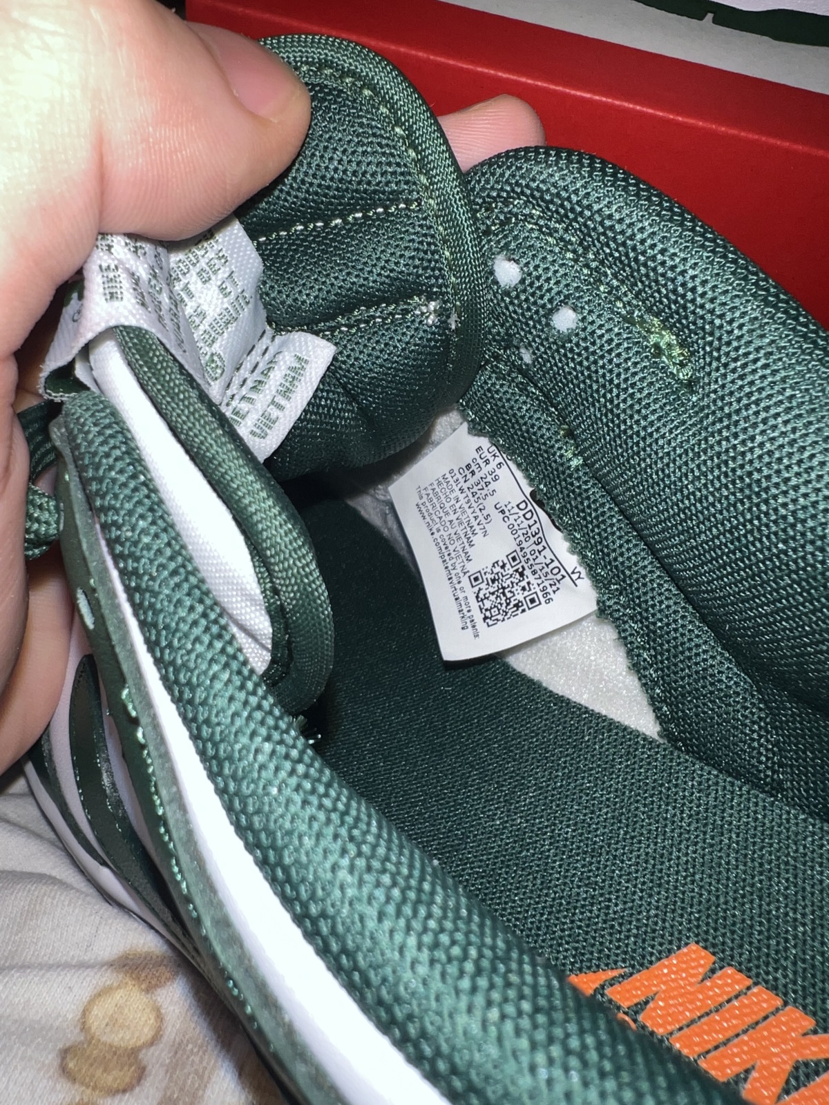 Nike Dunk Low “Spartan Green” 2021(LN5 A1 Batch) photo review