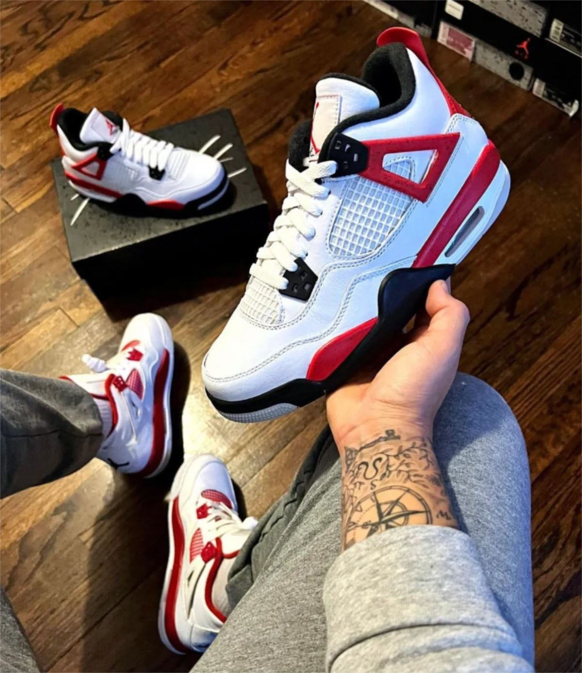Air Jordan 4 Red Cement 2023 (LN5 A1 Batch) photo review