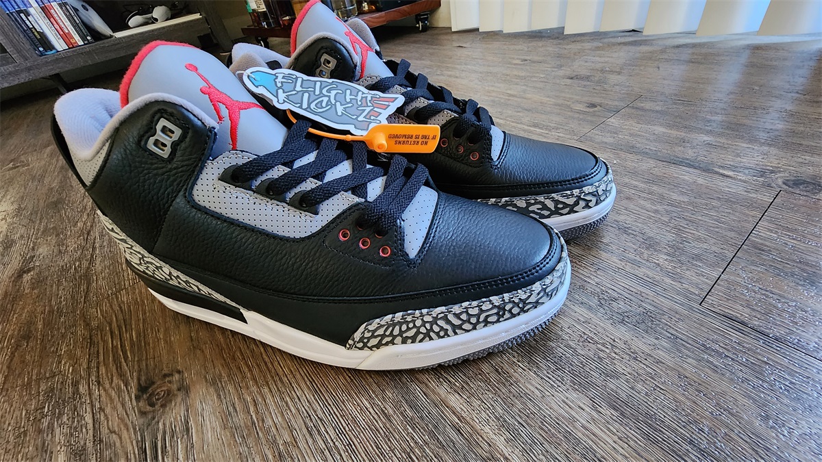 Air Jordan 3 OG Black Cement 2018 photo review