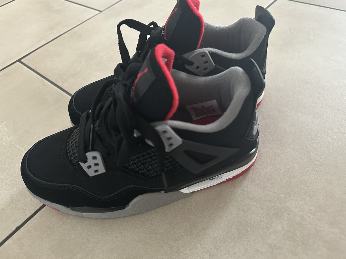 Air Jordan 4 Retro Bred 2019 Toddler photo review