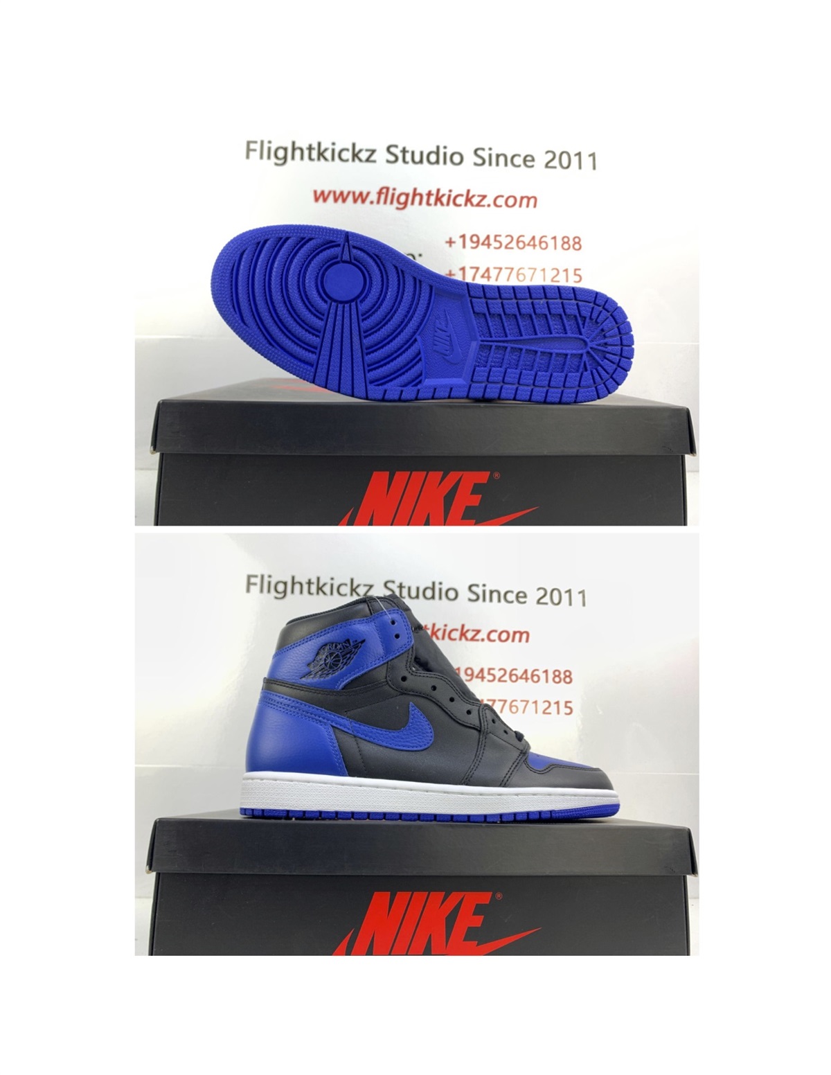 Air Jordan 1 Retro Royal Blue 2017 (LN5 A1 Batch) photo review