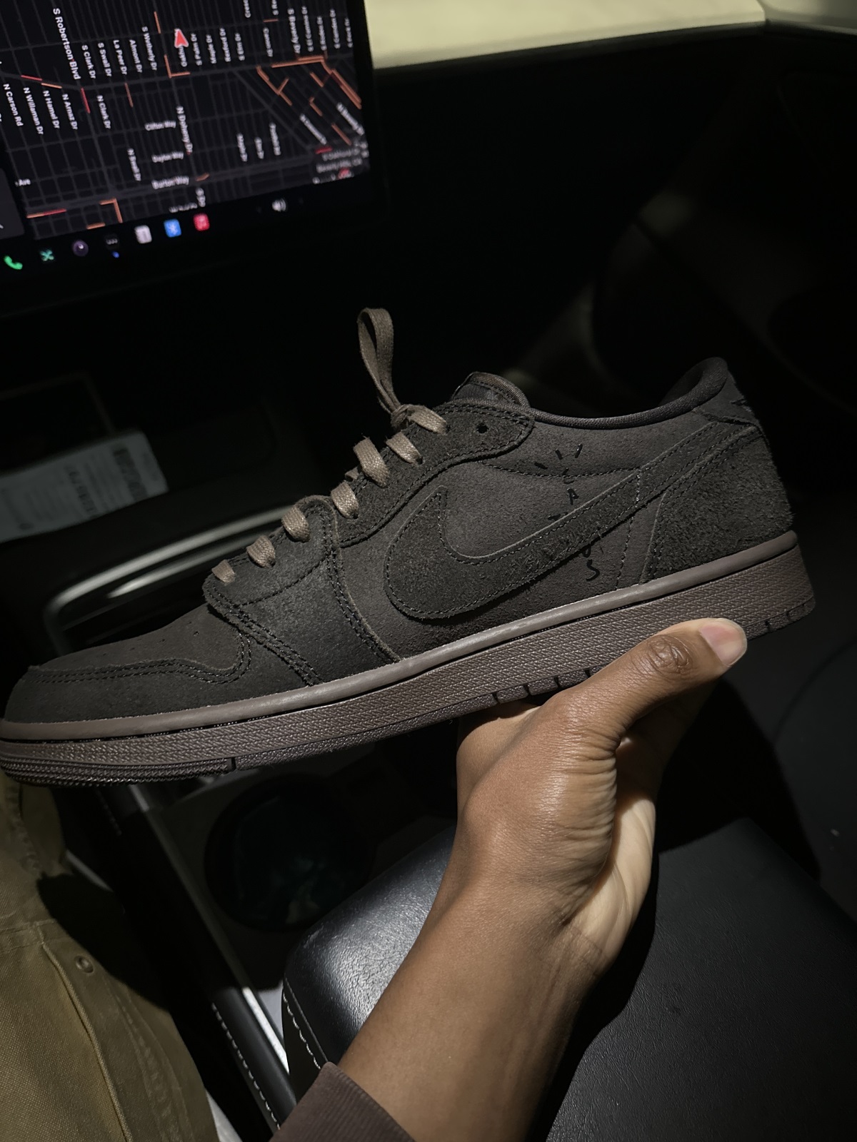 Travis Scott x Air Jordan 1 Low OG “Velvet Brown” (LN5 A1 Batch) photo review