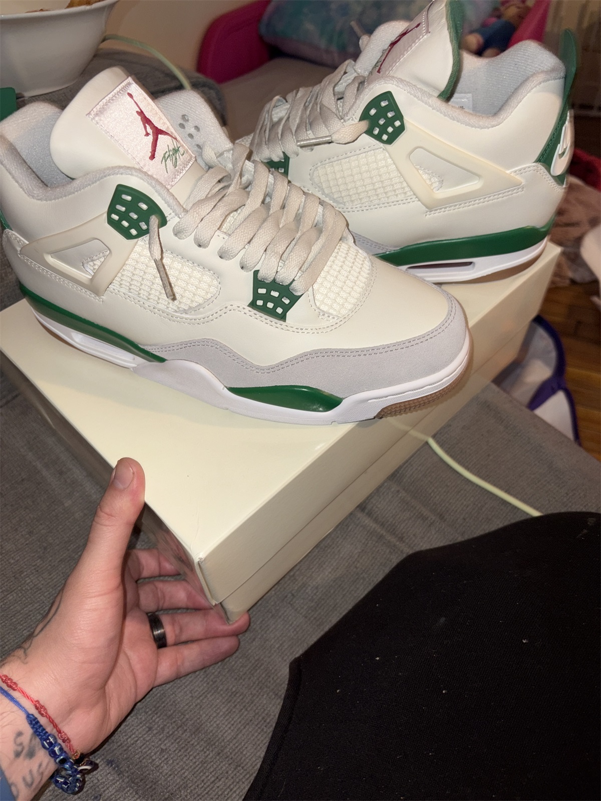 Nike SB x Air Jordan 4 “Pine Green” 2023 (LN5 A1 Batch) photo review