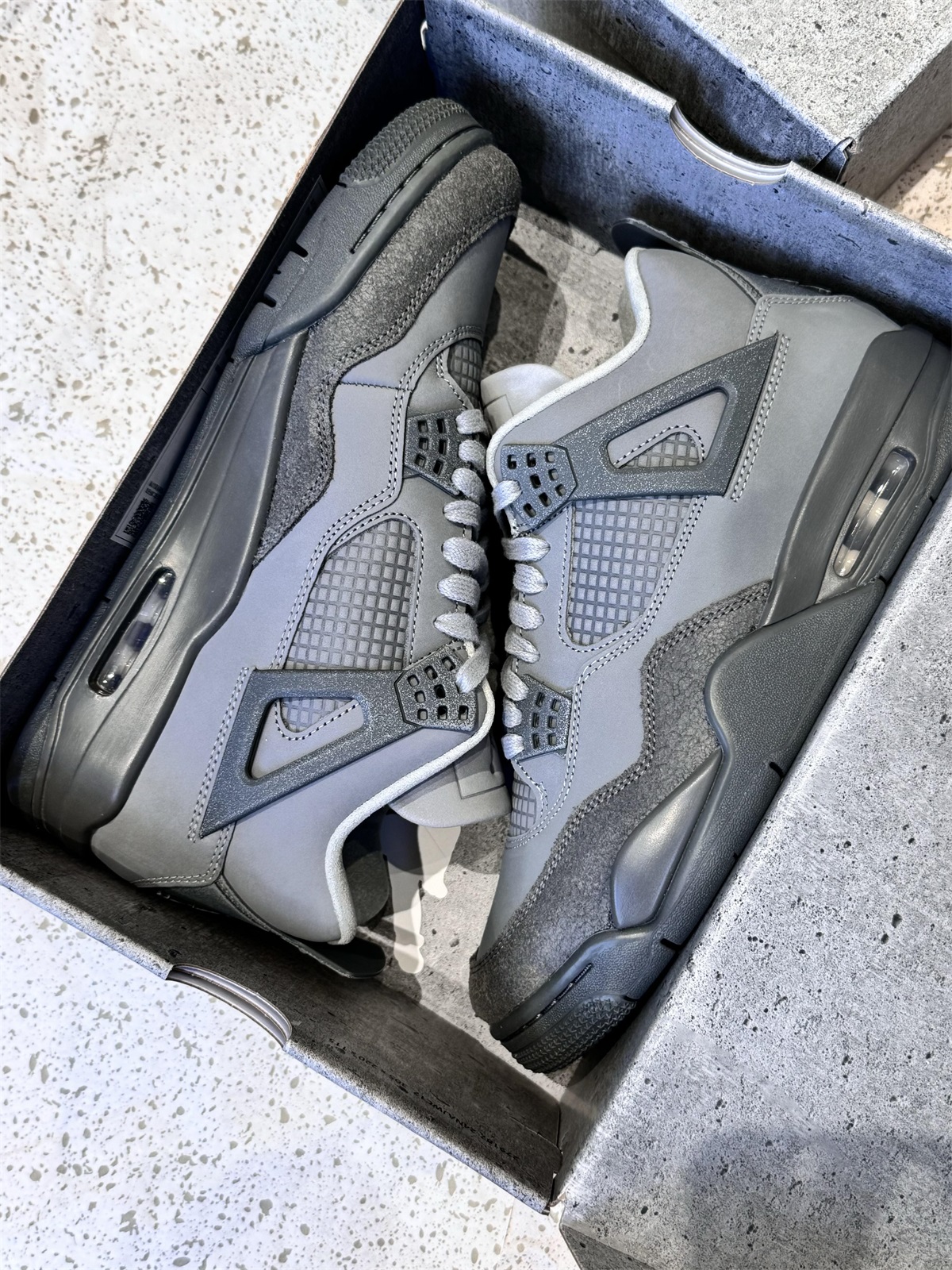 Air Jordan 4 Retro SE Paris Olympics Wet Cement (Ln5 A1) photo review