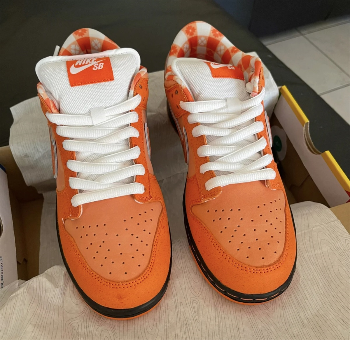 Nike dunk Orange Lobster 2022(LN5 A1 Batch) photo review