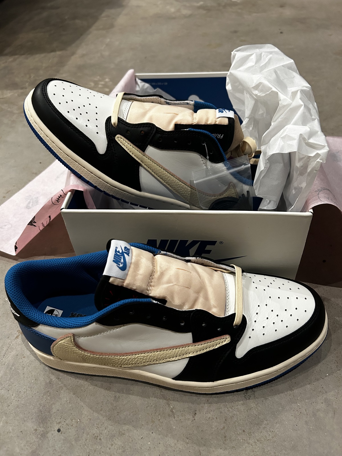Fragment x Travis Scott x Air Jordan 1 Low (LN5 A1 Batch) photo review