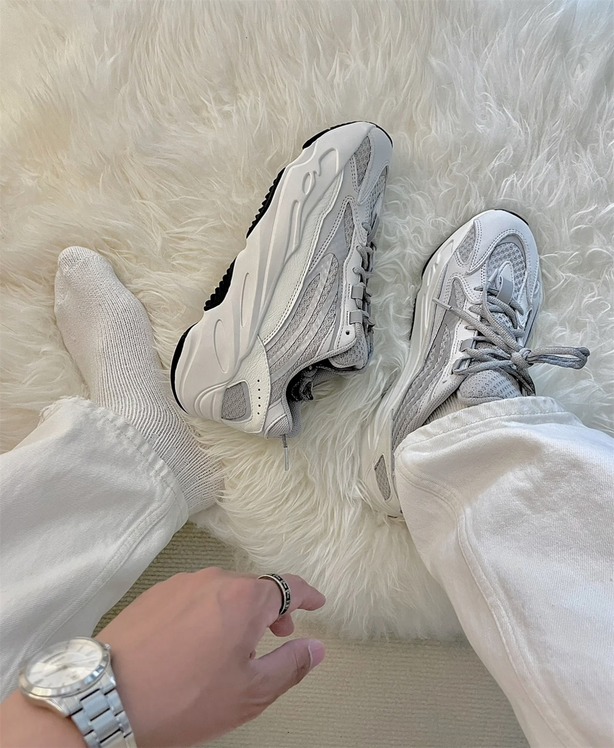 Adidas Yeezy 700 V2 'Static' 2018 photo review