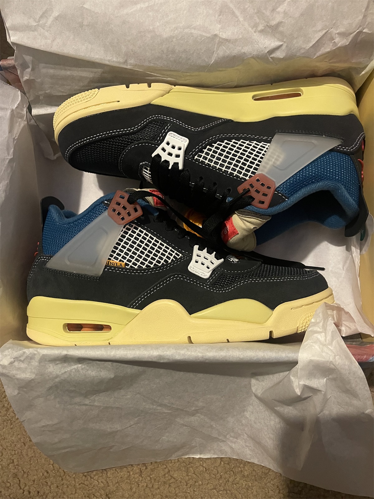 UNION LA x Air Jordan 4 “Off-Noir” 2020 (LN5 A1 Batch) photo review