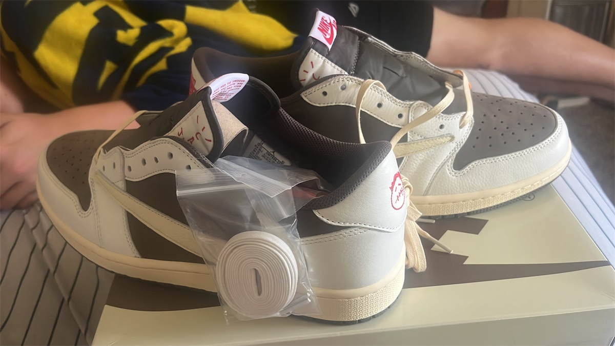 Travis Scott x Air Jordan 1 Low OG Reverse Mocha (LN5 A1 Batch) photo review