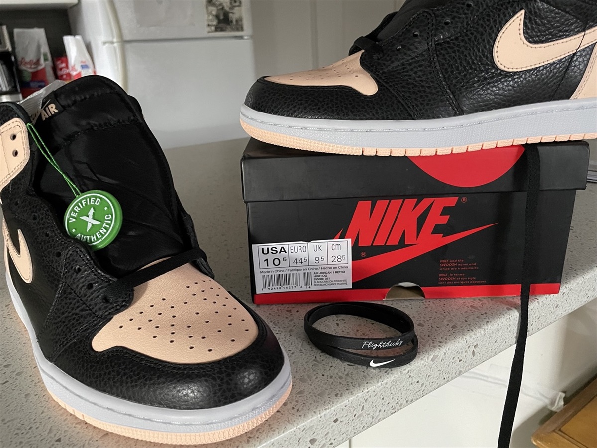 Jordan 1 Retro High Black Crimson Tint photo review
