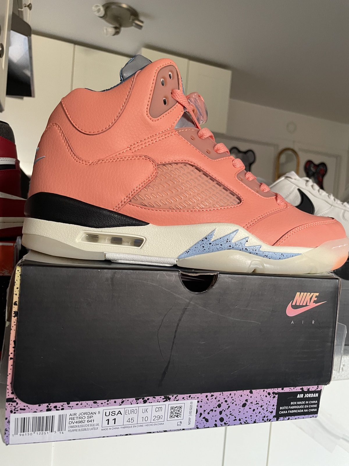 DJ Khaled X Air Jordan 5 Retro We The Best Crimson Bliss photo review