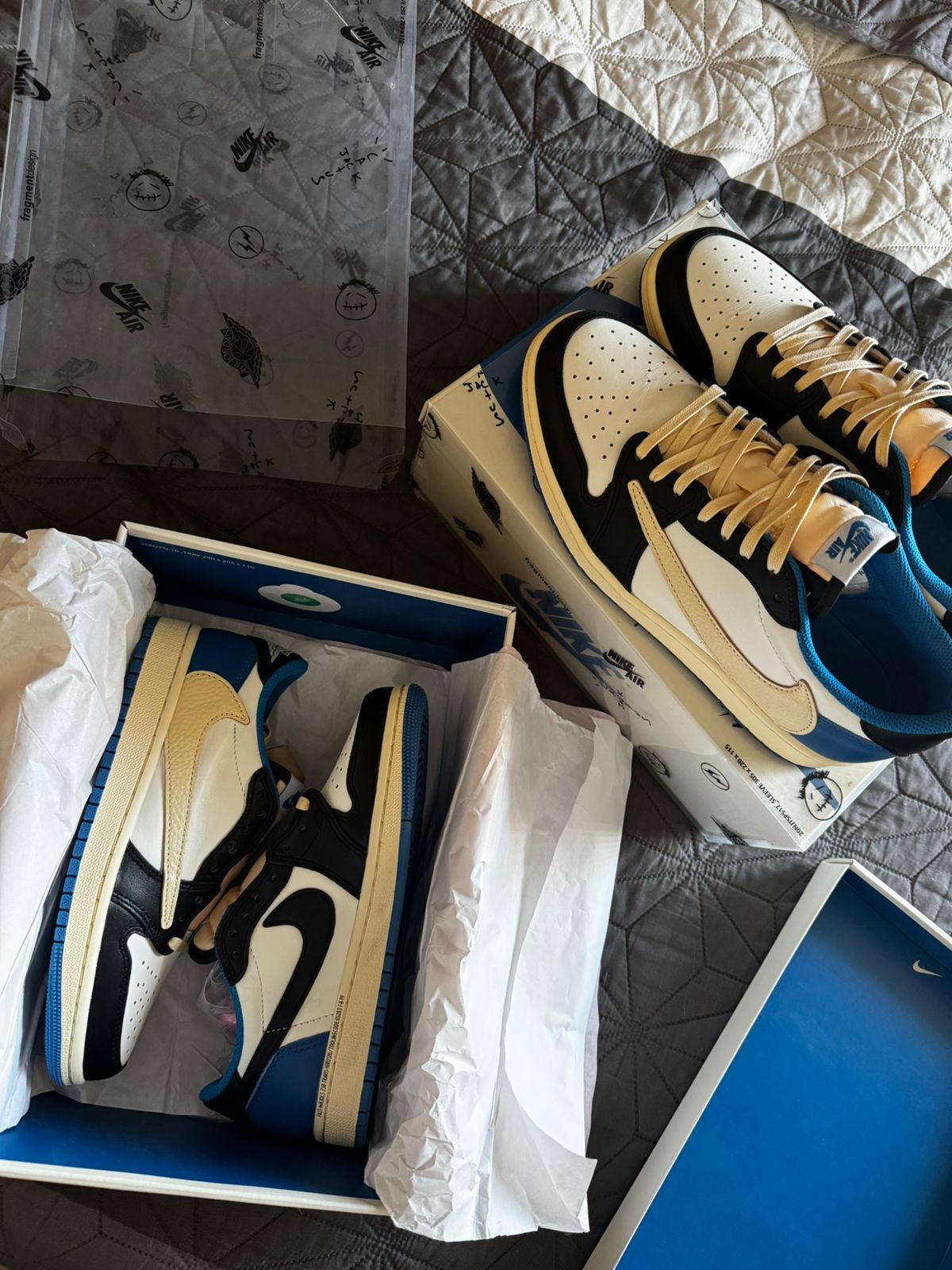 Fragment x Travis Scott x Air Jordan 1 Low (LN5 A1 Batch) photo review