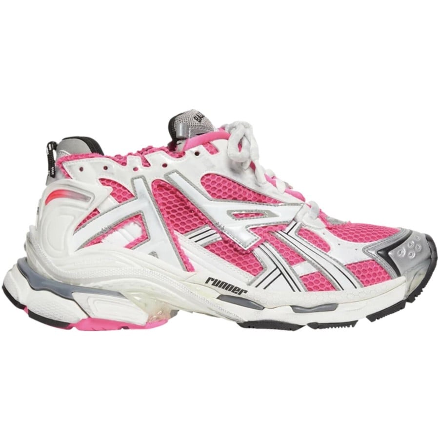 Balenciag* Runner Sneaker 'White Neon Pink'