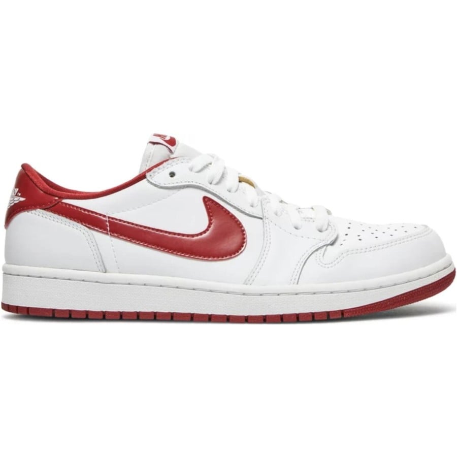 Air Jordan 1 Retro Low White Varsity Red