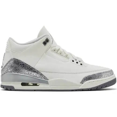 Air Jordan 3 Retro Sail Cement Grey 2025 WMNs（A1）