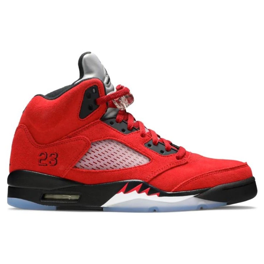 Air Jordan 5 Retro Raging Bull Red Suede