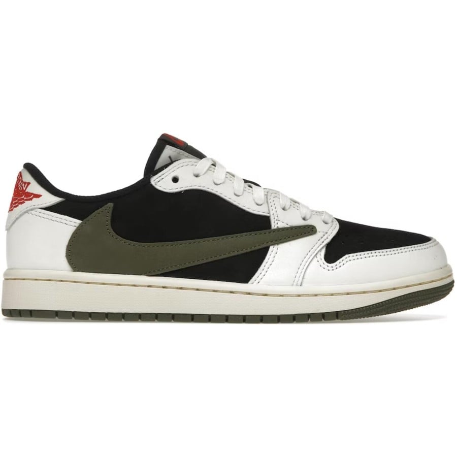 Travis Scott x Air Jordan 1 Low OG SP WMNS Olive （A1）