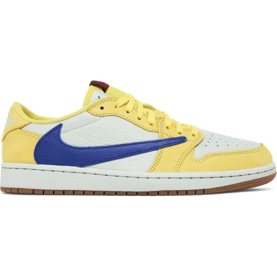 Travis Scott x Air Jordan 1 Retro Low OG SP “Elkins/Canary Yellow”（A1）