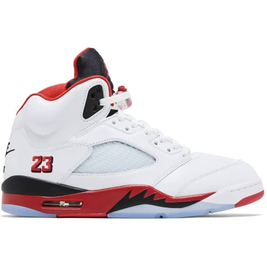 Air Jordan 5 Fire Red Black Tongue 2025 （A1）