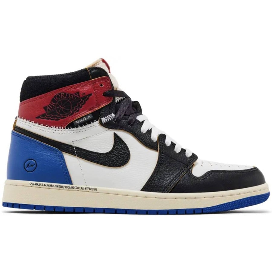 Fragment x Jordan 1 Retro High Union Los Angeles Blue Toe 2026（A1）