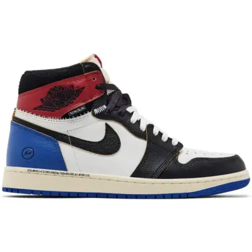 Fragment x Jordan 1 Retro High Union Los Angeles Blue Toe 2026（A1）