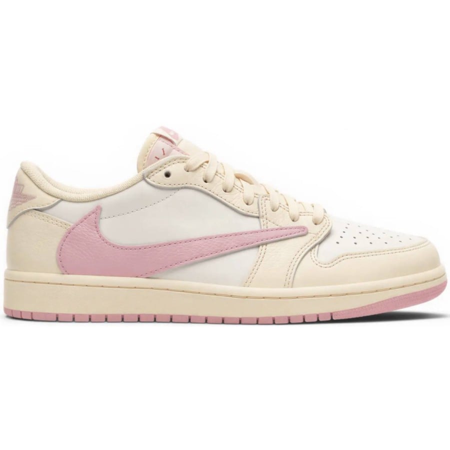 Travis Scott x Air Jordan 1 Low OG “Pink Pack” Muslin Pink 2026 (A1)