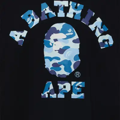 BAPE CAMO COLLEGE TEE SK-2