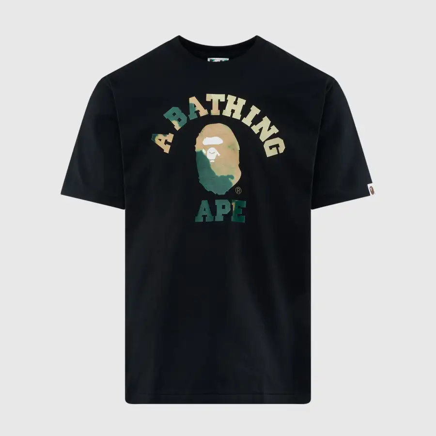 BAPE TIE DYE COLLEGE TEE