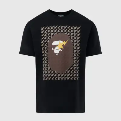 BAPE HOUNDSTOOTH APE TEE