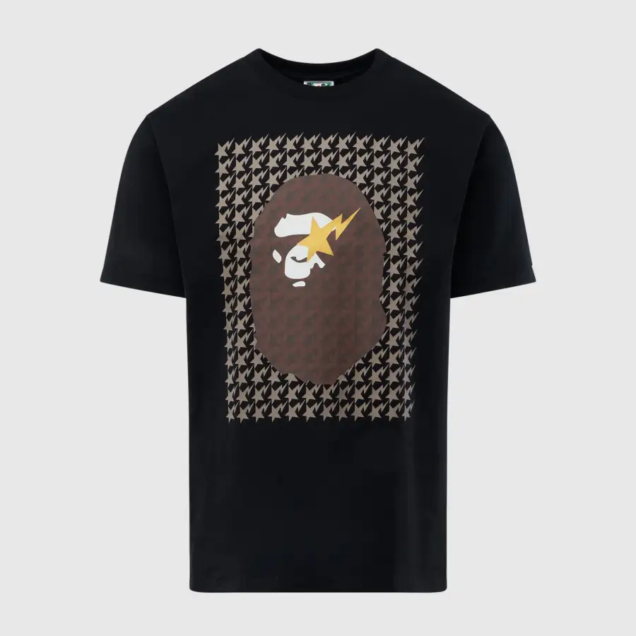 BAPE HOUNDSTOOTH APE TEE
