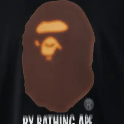 BAPE BLUR RELAXED FIT TEE