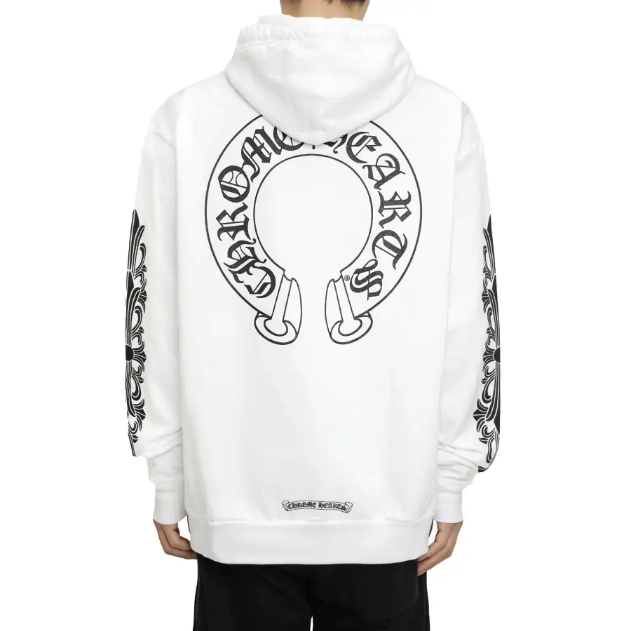 CHROME HEARTS BLACK WHITE HOODIE k-5