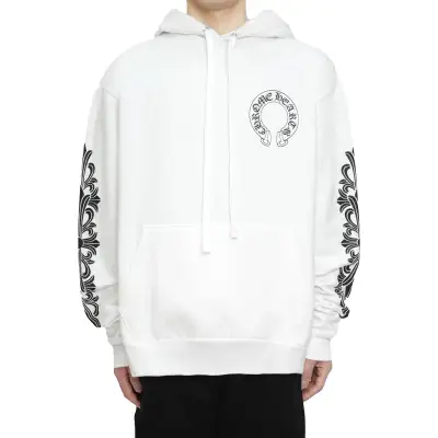 CHROME HEARTS BLACK WHITE HOODIE k-5