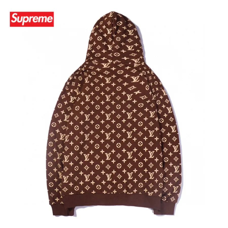 SUPREME X LV BOX LOGO HOODED
