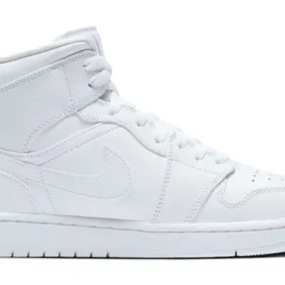 Air Jordan 1 Mid ‘Triple White 2020’