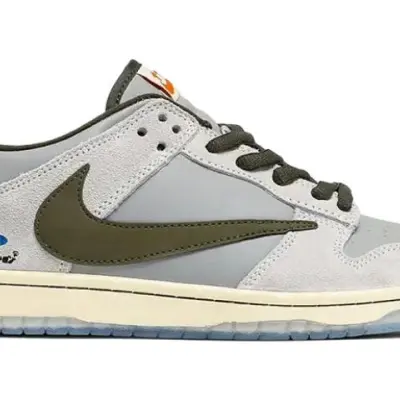 Nike x Travis Scott x PlayStation Dunk Low ‘Grey White’