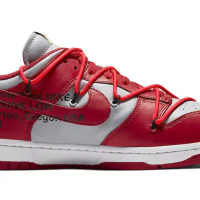 Nike x Off-White Dunk Low ‘University Red’