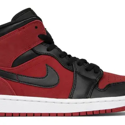 Air Jordan 1 Mid ‘Reverse Banned Gym Red Black’