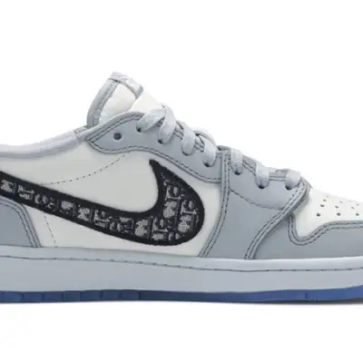 Air Jordan 1 Low x Dior ‘White Grey’