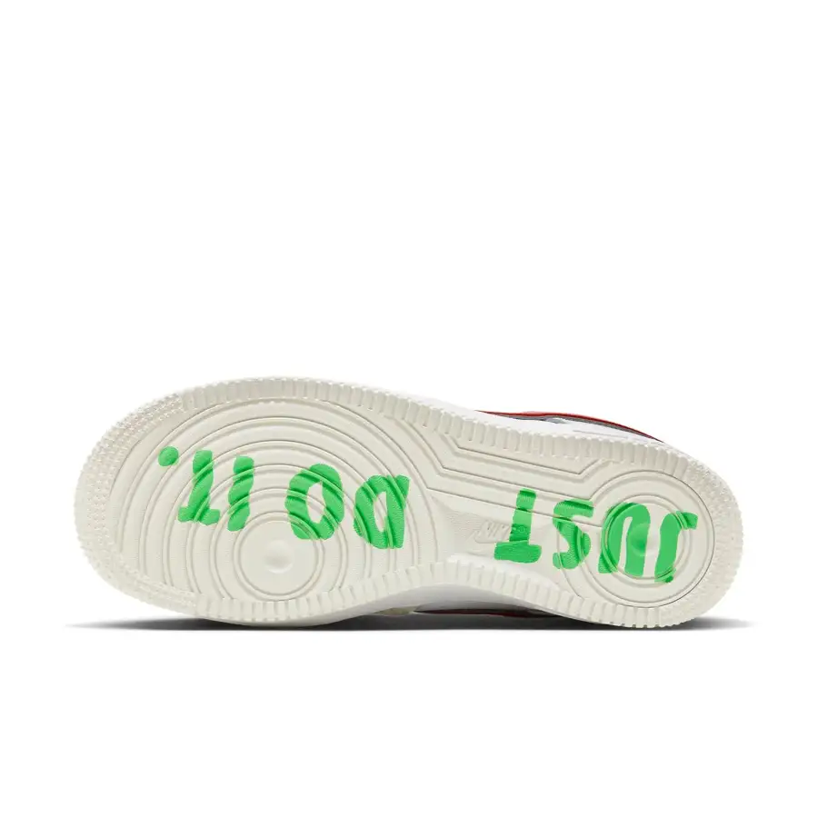 Nike Air Force 1 ’07 LX ‘Just Do It – White University Red Snakeskin’